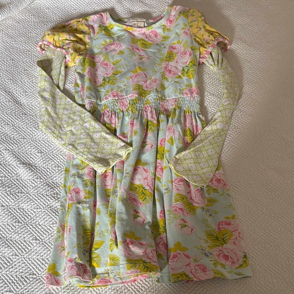 Matilda Jane Bloom Kids Dress - Blue, Pink, Yellow